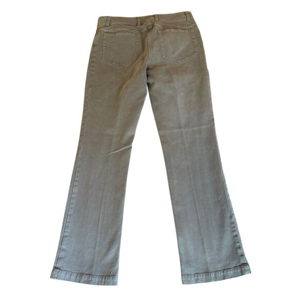 Eileen Fisher Cotton Stretch Chino Pants Bootcut Taupe Gray Womens Size XS - Picture 2 of 9